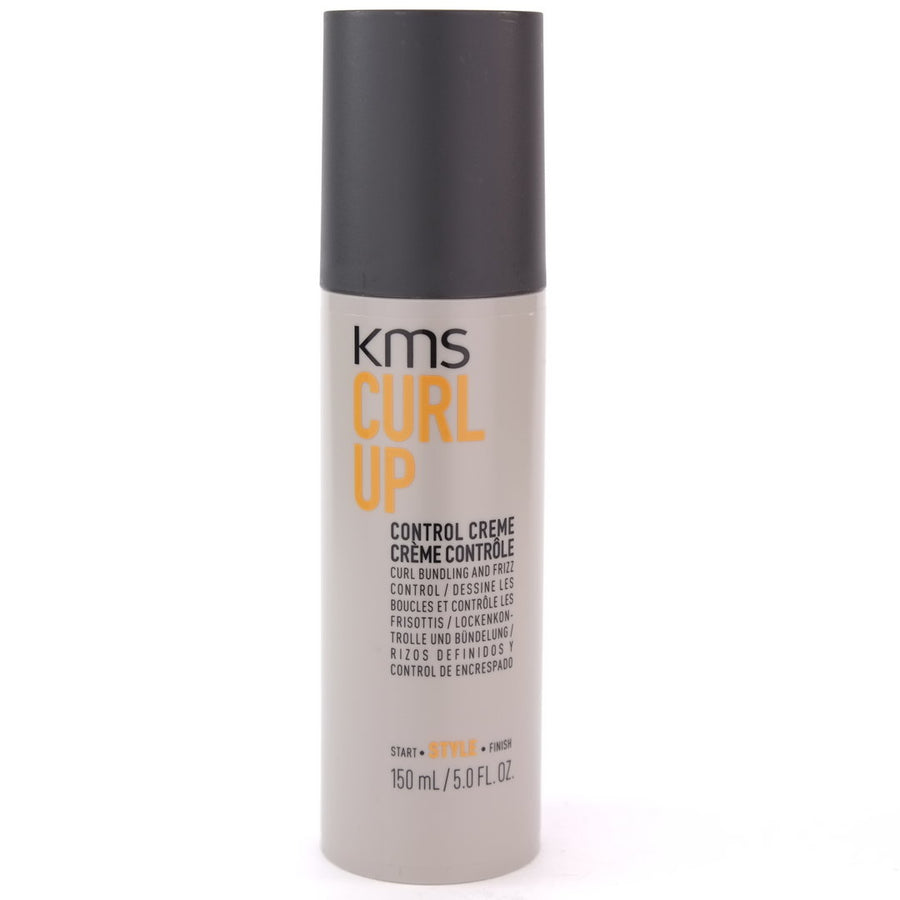 KMS Curl Up Control Creme provides curl bundling and frizz control.