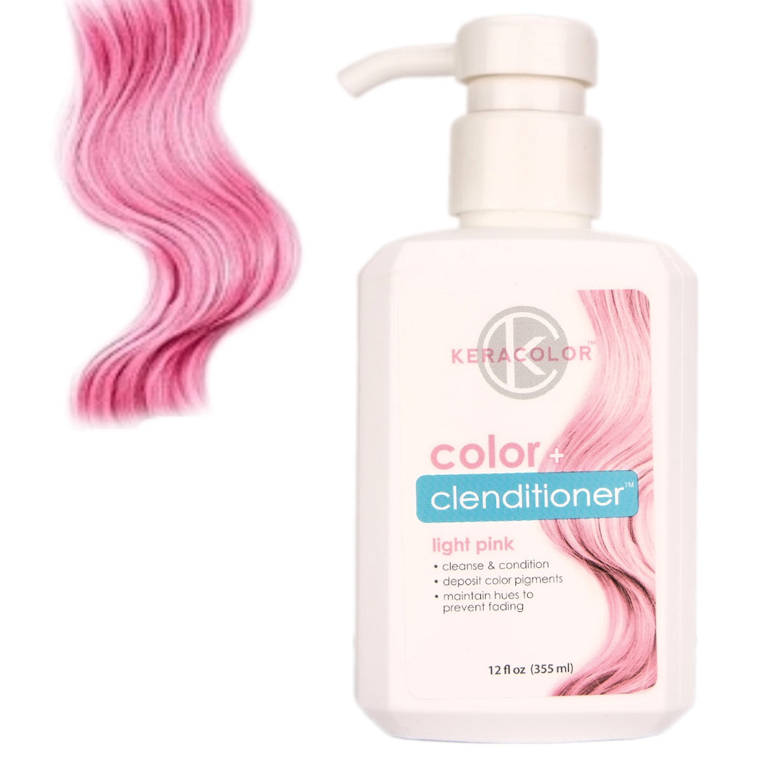 Keracolor Color + Clenditioner Light Pink Colour Shampoo 355ml