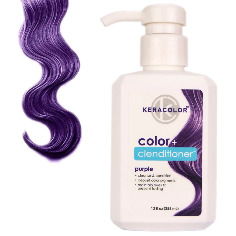 Keracolor Color + Clenditioner Purple Colour Shampoo 355ml