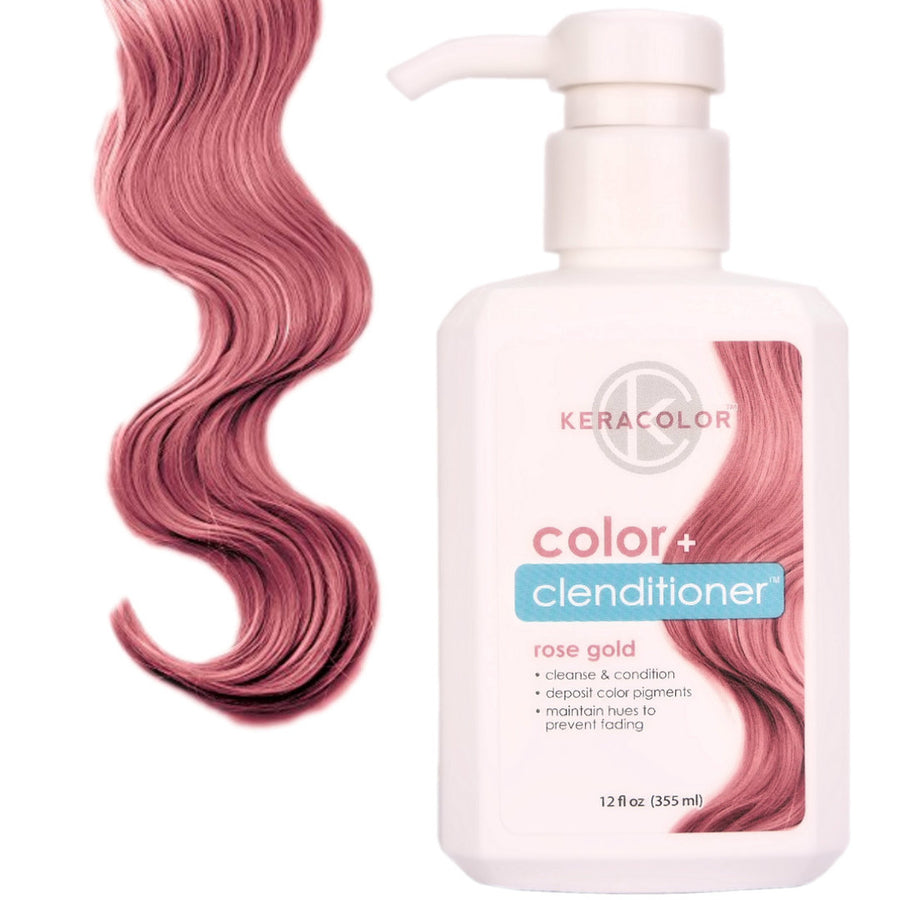 Keracolor Color + Clenditioner Rose Gold Colour Shampoo 355ml