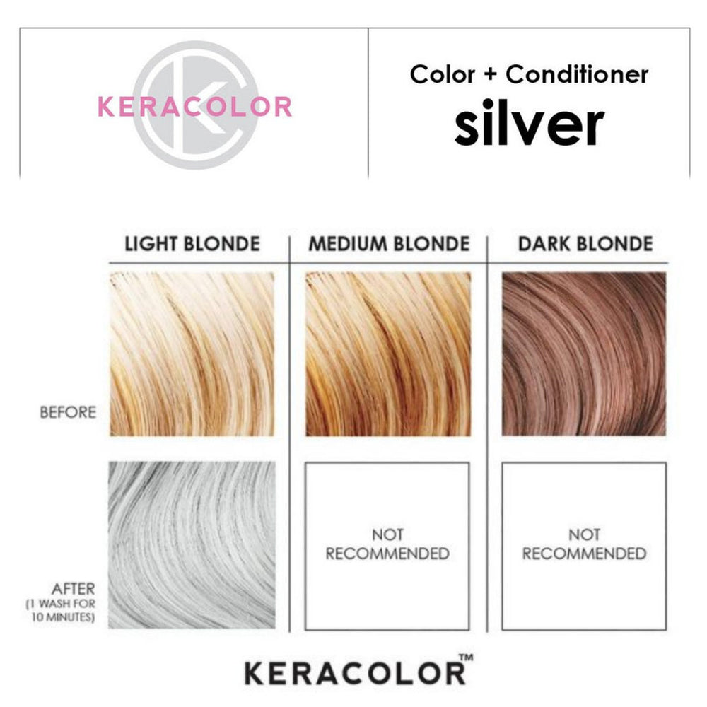 Keracolor Color + Clenditioner Silver Colour Shampoo 355ml