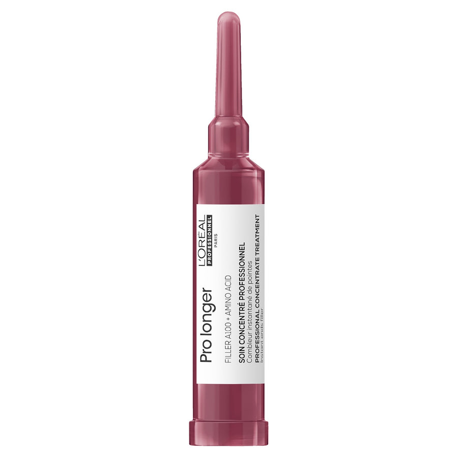 L'Oreal Pro Longer Concentrate Treatment is a single dose treatment that thickens long hair for visibly healthier and stronger looking lengths. Recommended for long hair with thinned ends.