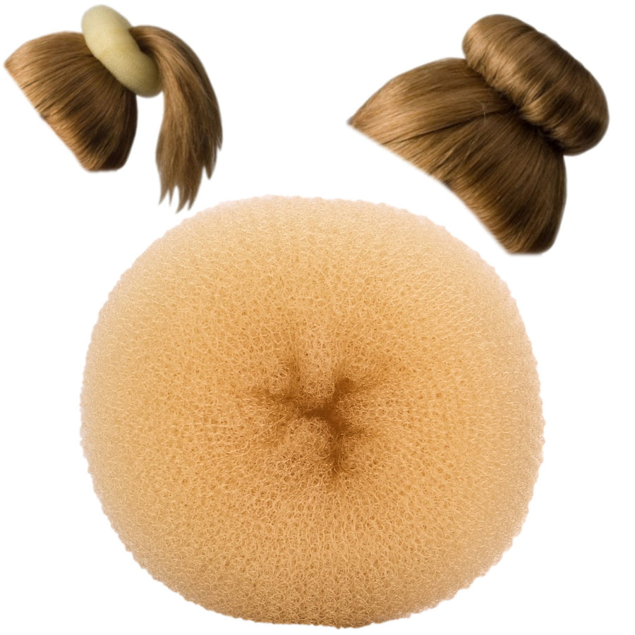 Large Blonde Hair Bun Donut