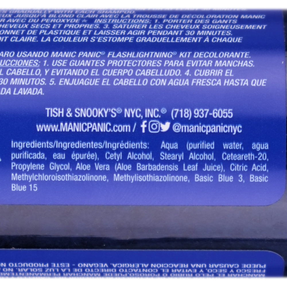 Manic Panic Blue Moon Amplified Semi-Permanent Hair Colour Dye Ingredients