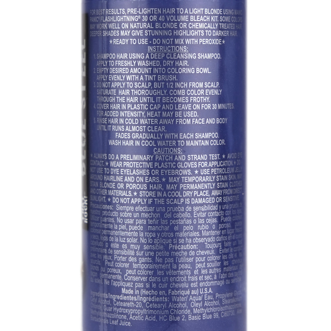 Manic Panic Blue Steel Amplified Semi-Permanent Hair Colour 118ml