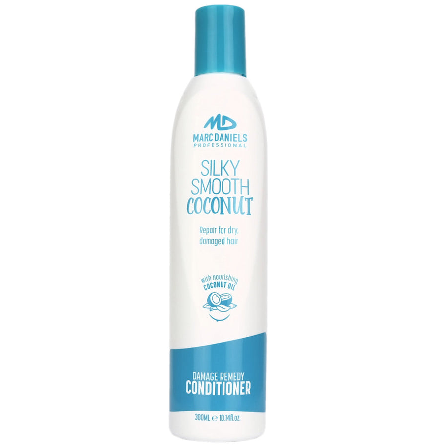 Marc Daniels Silky Smooth Coconut Damage Remedy Conditioner delivers luxe nourishment for your hair with the goodness of coconut oil.
