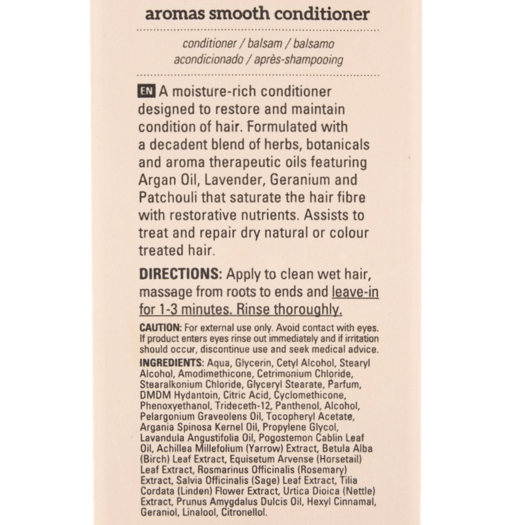 Nak Aromas Smooth Shampoo and Conditioner and Straightening Creme Trio