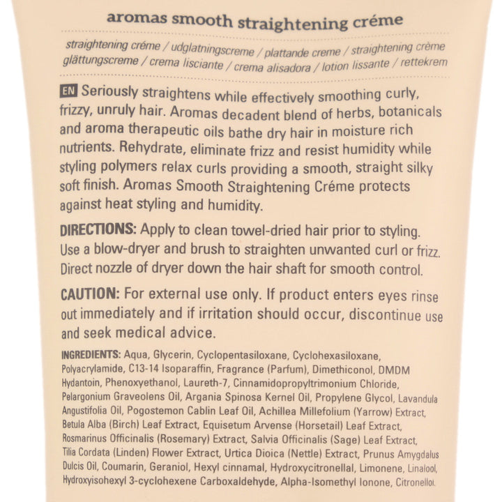 Nak Aromas Smooth Shampoo and Conditioner and Straightening Creme Trio