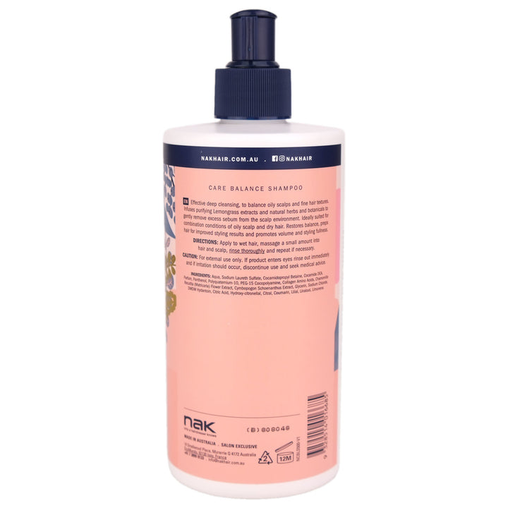 Nak Care Balance Shampoo and Conditioner 500ml Duo