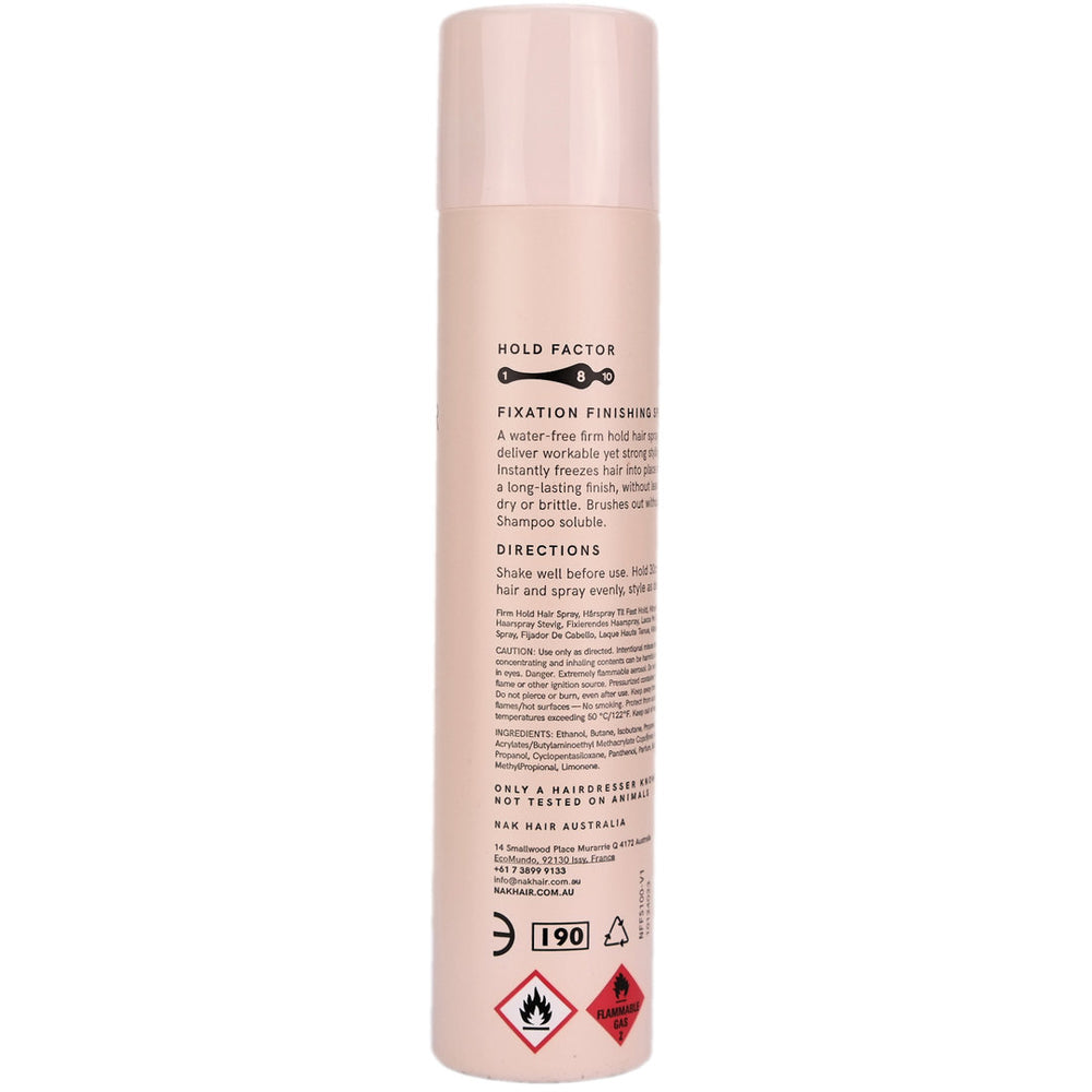 Nak Hair Fixation Finishing Spray Firm Hold 100g