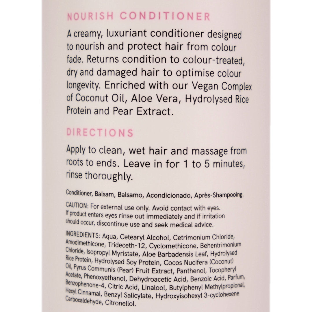 Nak Hair Nourish Shampoo and Conditioner 375ml Duo