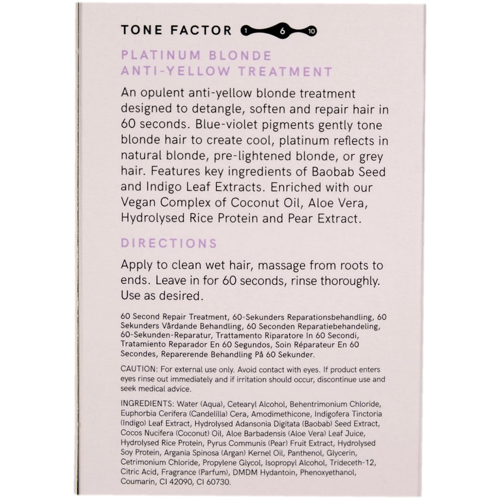 Nak Hair Platinum Blonde Anti-Yellow Treatment 150ml
