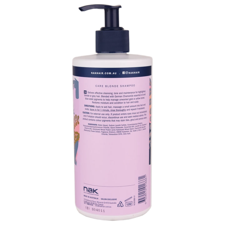 Nak Care Blonde Shampoo and Conditioner 1 Litre Duo