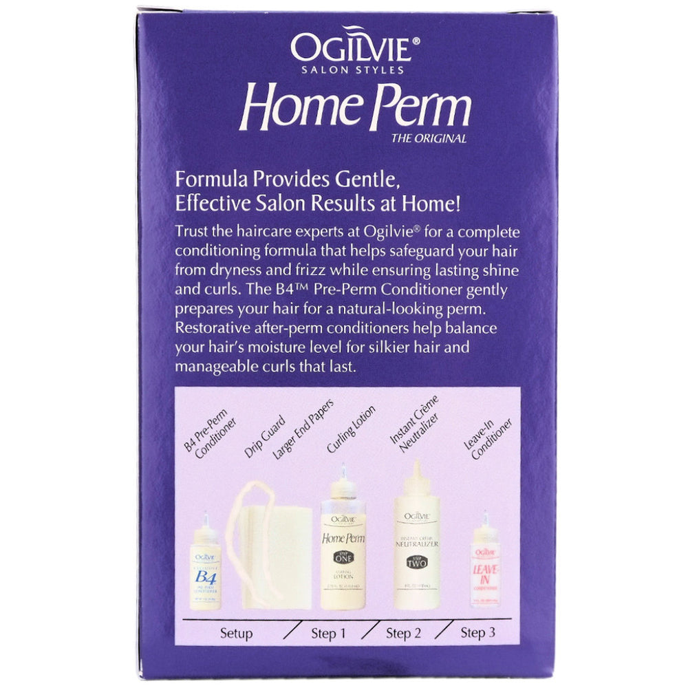 Ogilvie Salon Styles Home Perm Kit for Color Treated Hair