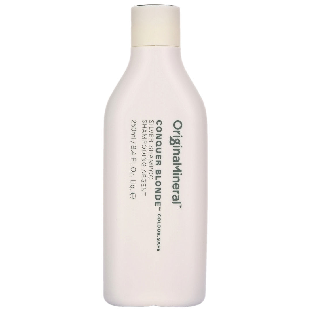O&M Conquer Blonde Silver Shampoo helps to maintain & remove yellow, dull tones, keeping salon hair fresh for longer.