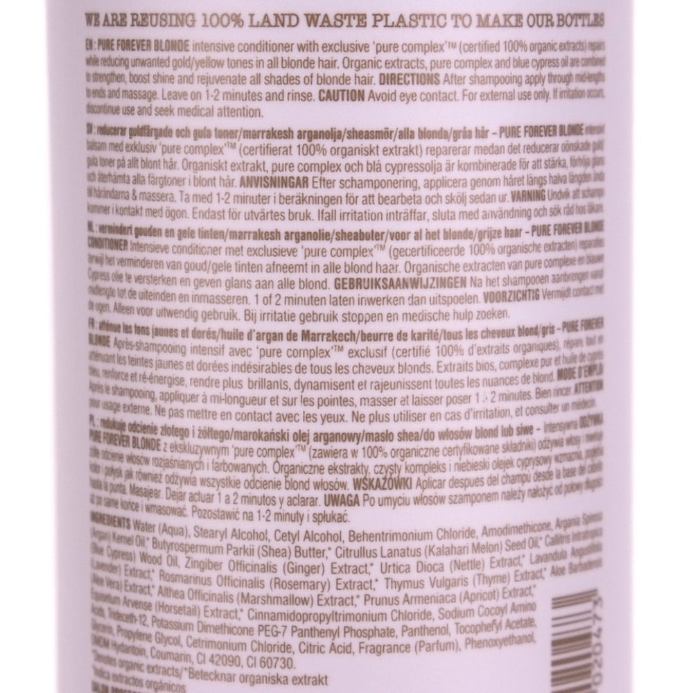 Pure Forever Blonde Conditioner 1 Litre (1000ml)