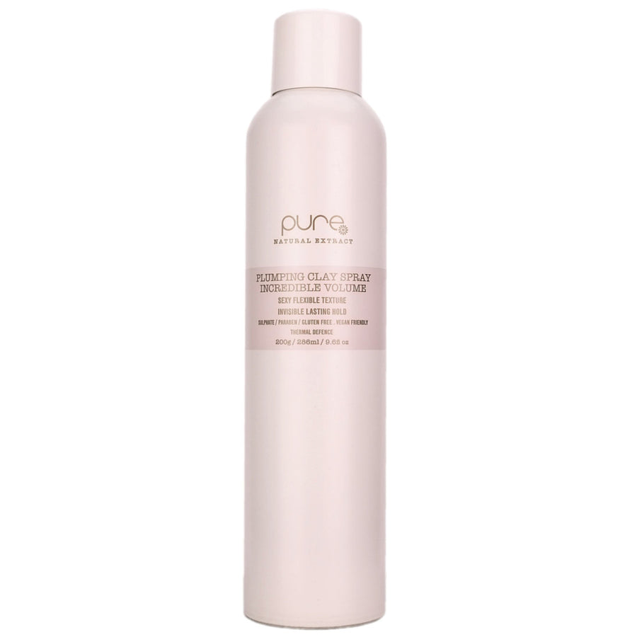Pure Plumping Clay Spray creates workable texture and shape.