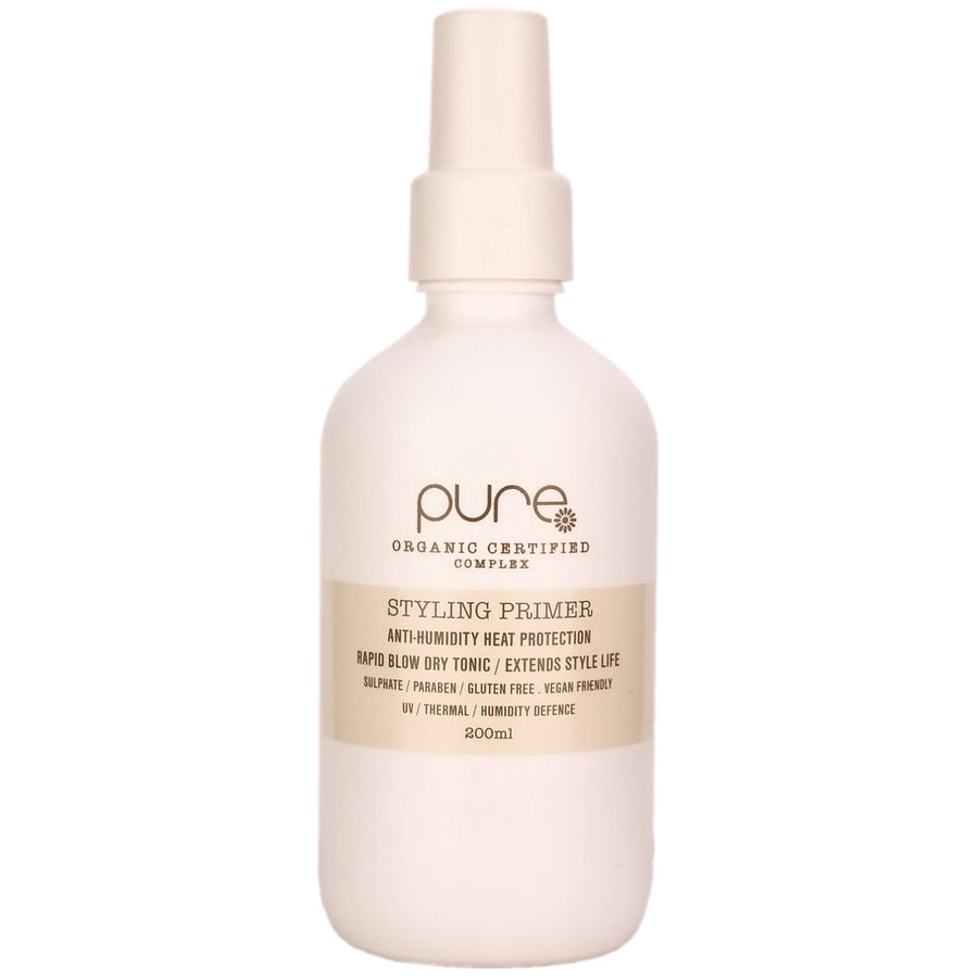 Pure Styling Primer is a rapid blow dry tonic and extend style life.