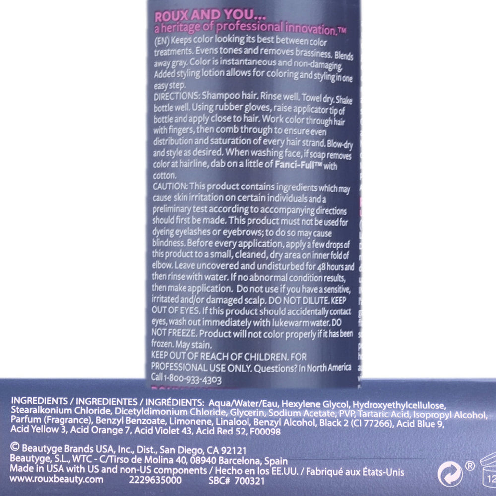 Roux Fanci-Full Instant Hair Colour Rinse 21 Plush Brown 450ml