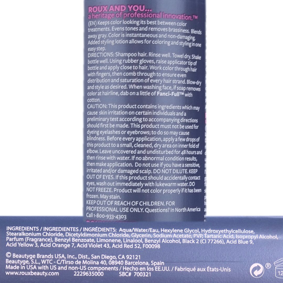 Roux Fanci-Full Instant Hair Colour Rinse 21 Plush Brown 450ml