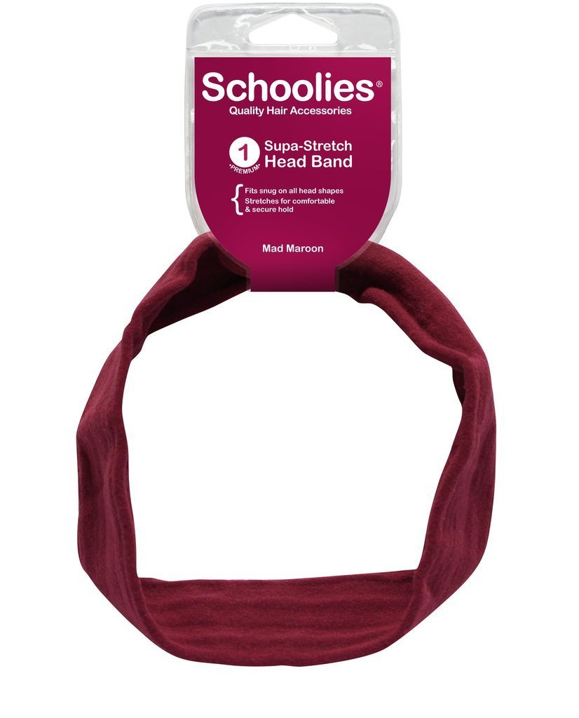Schoolies Supa-Stretch Head Band in Various Colours