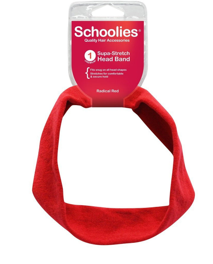 Schoolies Supa-Stretch Head Band in Various Colours