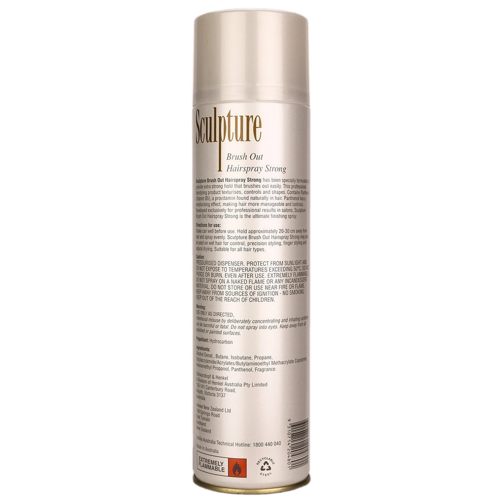 Sculpture Brush Out Hairspray 400g