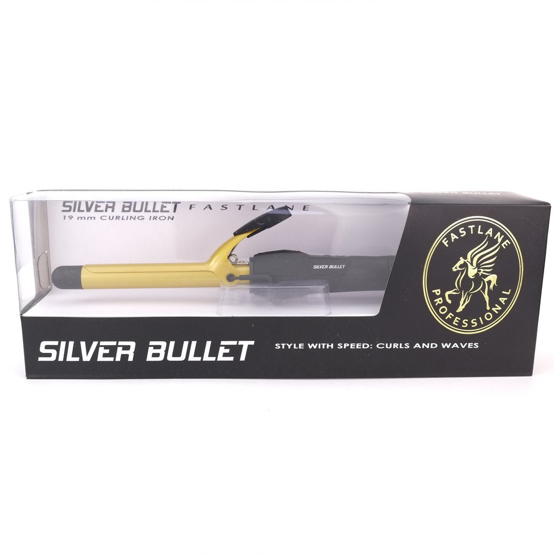 Silver Bullet Fastlane Gold Ceramic Curling Iron