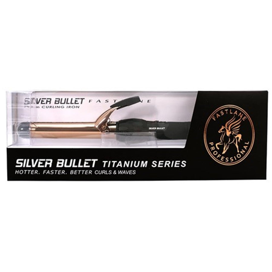 Silver Bullet Fastlane Titanium Rose Gold 25mm Curling Iron
