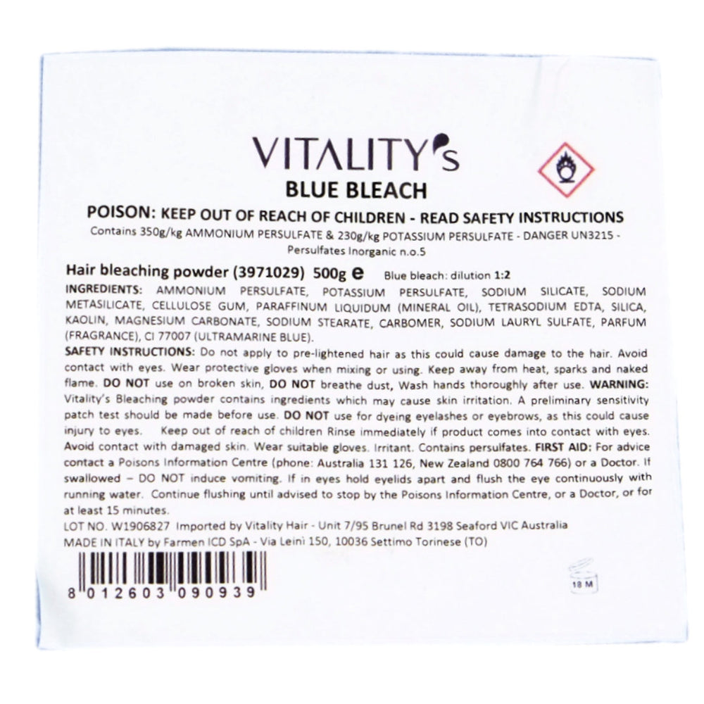 Vitalitys Blue Powder Bleach 500g