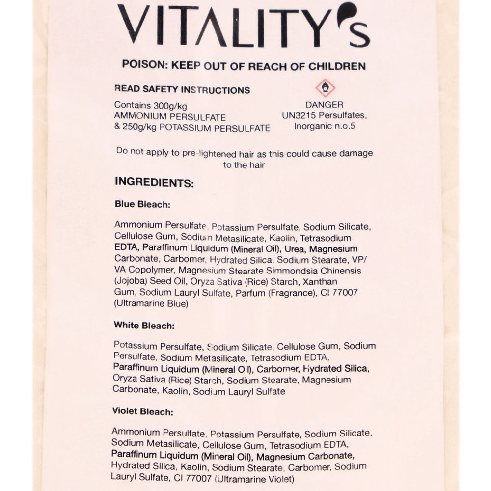 Vitalitys White Powder Bleach 500g