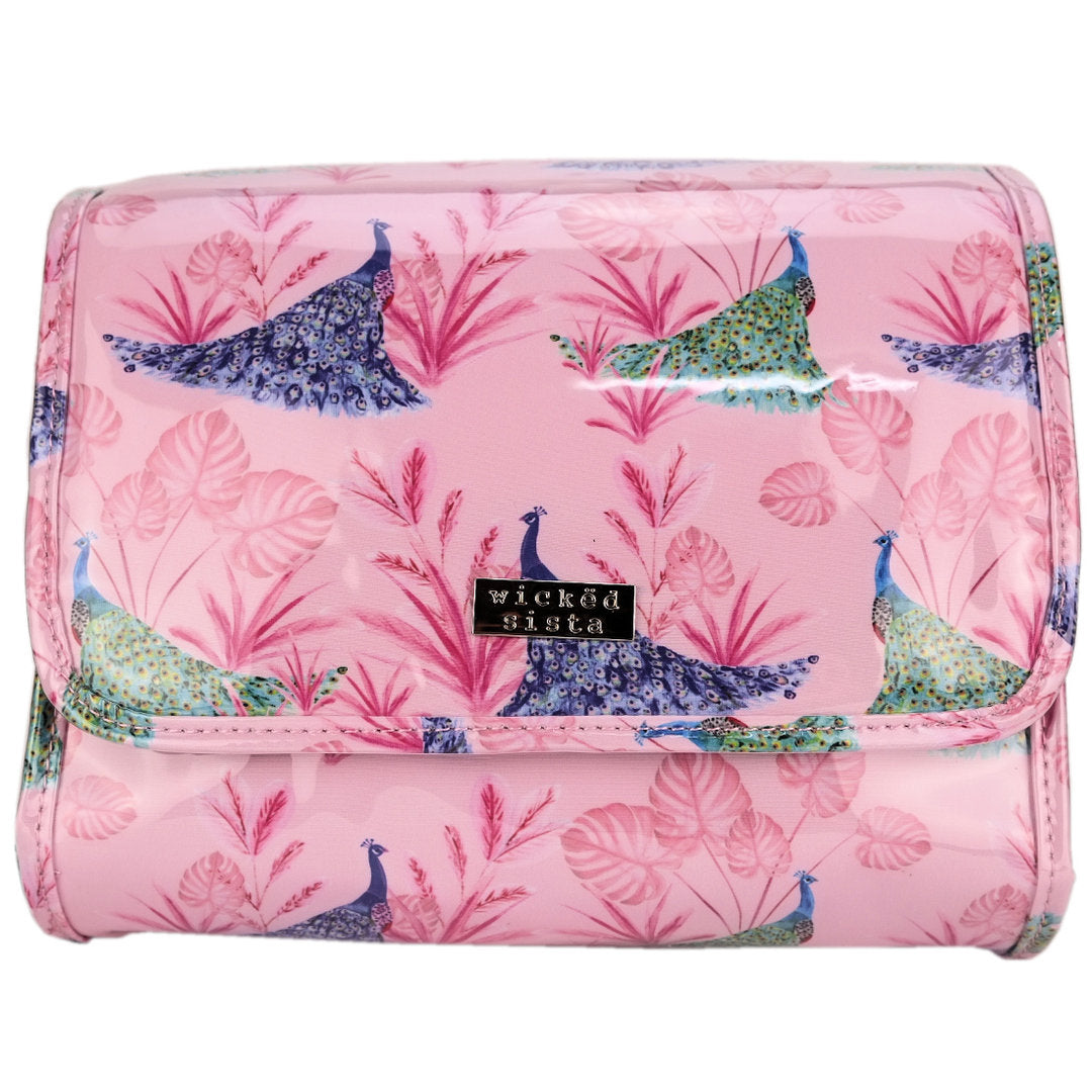 Wicked Sista Peacock Fold Out Bag with Hook