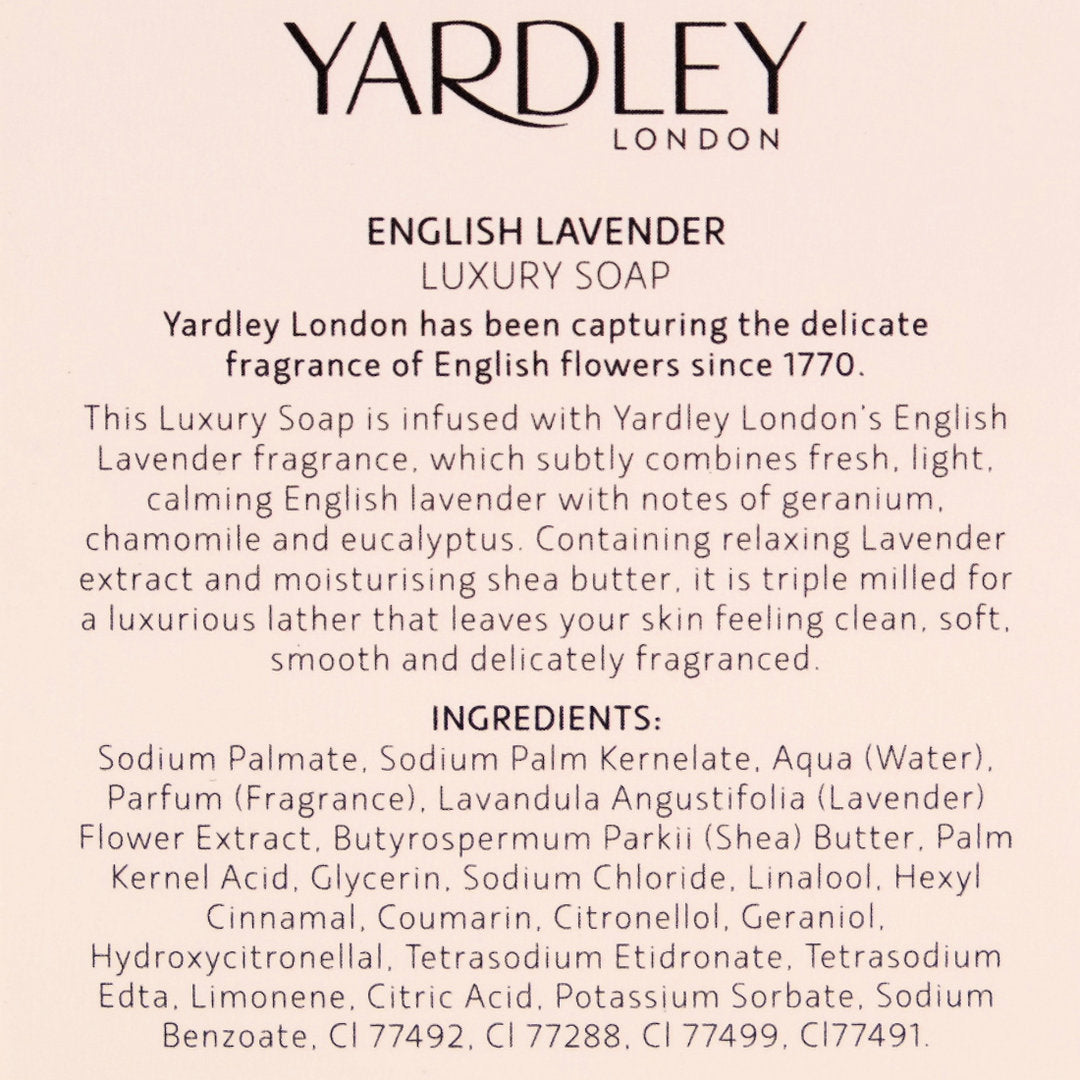Yardley London English Lavender Perfumed Talc and Luxury Soap Duo
