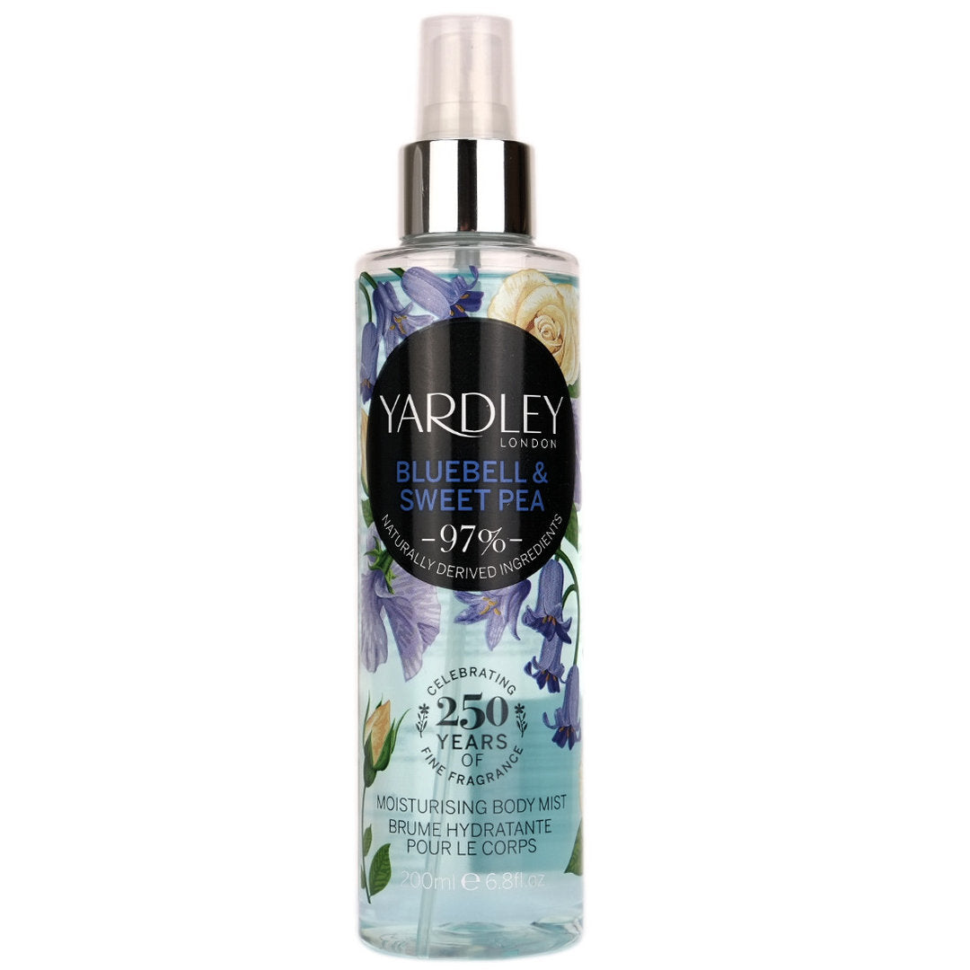 Yardley London Bluebell & Sweet Pea Moisturising Body Mist 200ml