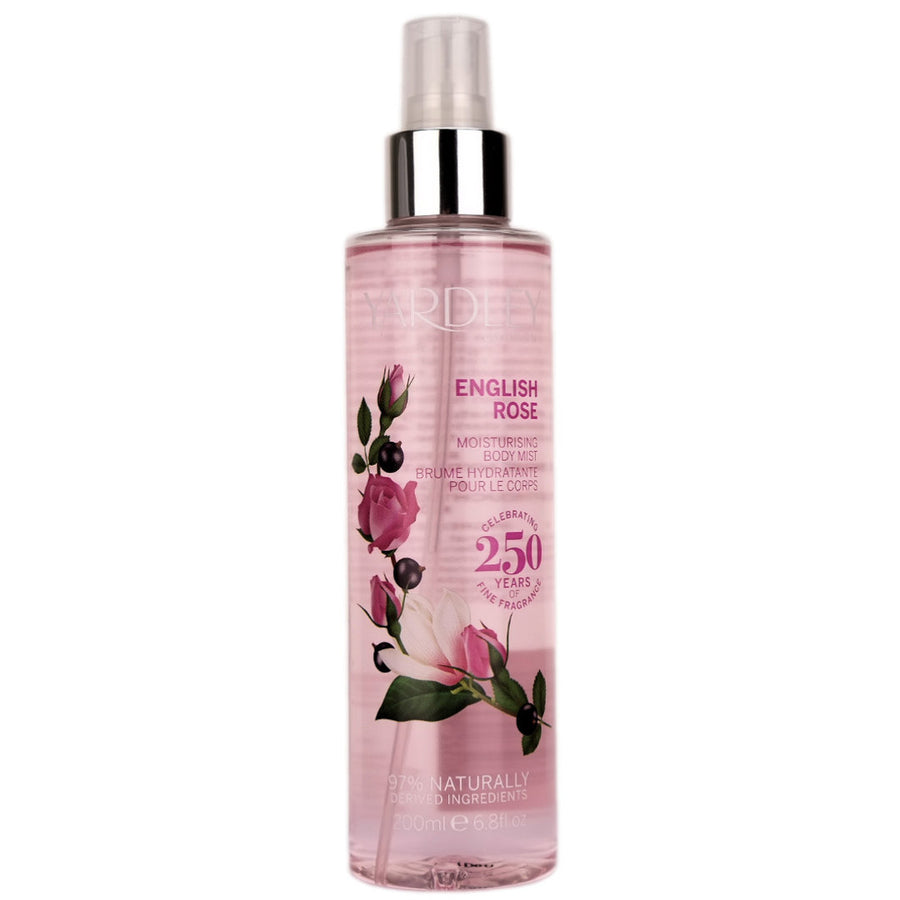 Yardley London English Rose Moisturising Body Mist 200ml