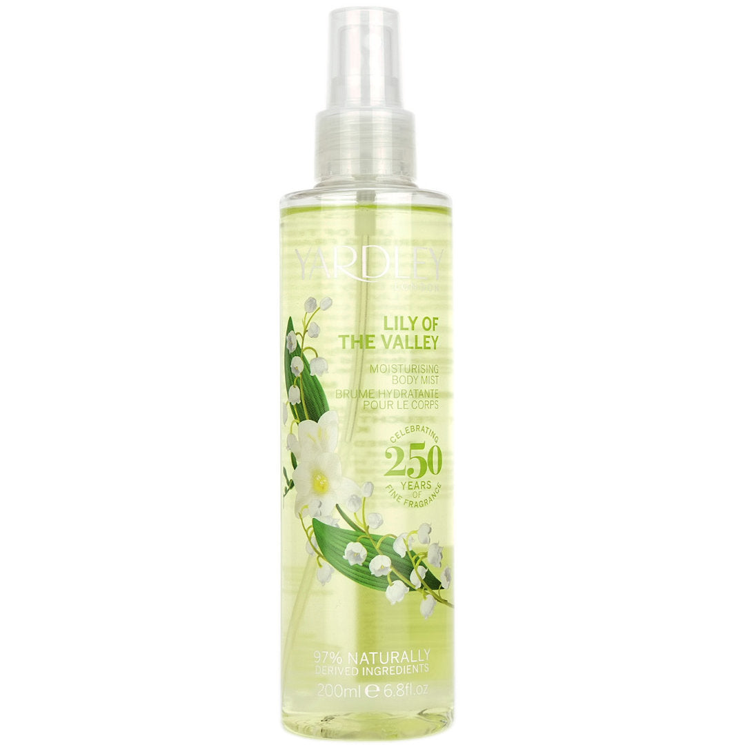 Yardley London Lily Of The Valley Moisturising Body Mist 200ml