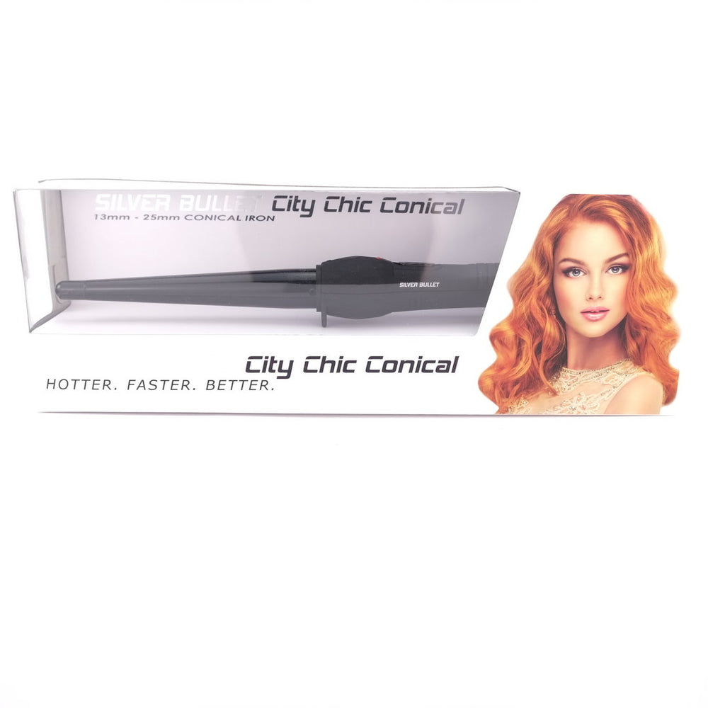 Silver Bullet City Chic Conical Curling Iron