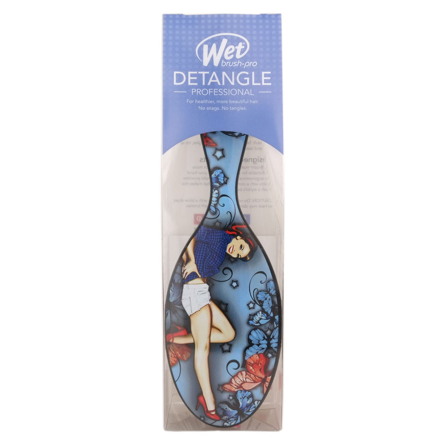 Wet Brush Tattoo Blue Detangling Brush
