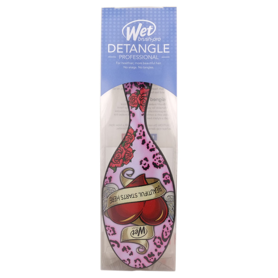 Wet Brush Tattoo Pink Detangling Brush