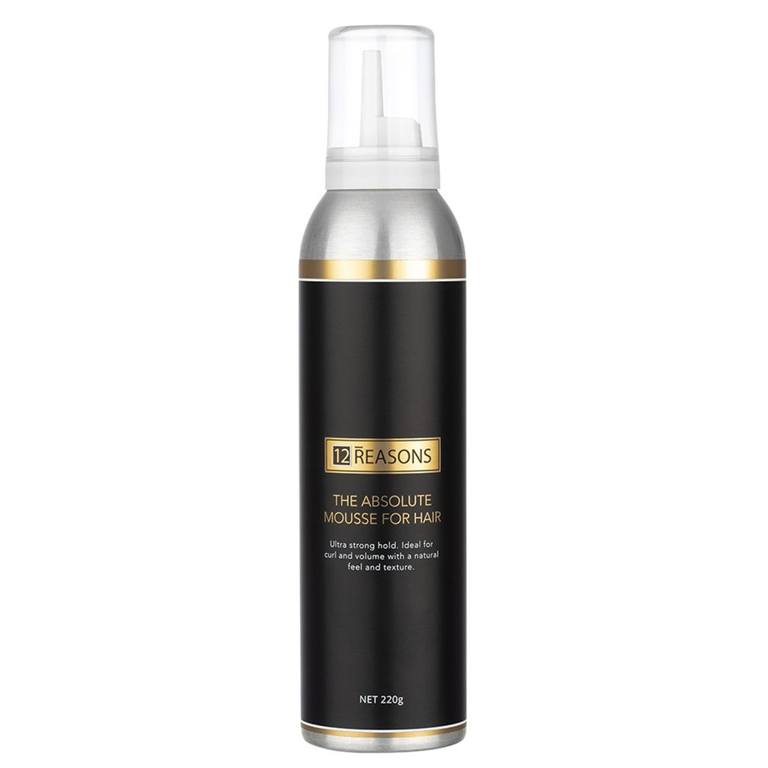 12Reasons The Absolute Mousse helps Create the body and bounce and is ideal hair styling product for enhancing curls and boosting volume.