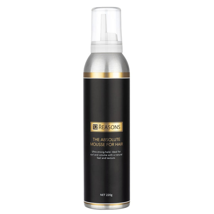 12Reasons The Absolute Mousse helps Create the body and bounce and is ideal hair styling product for enhancing curls and boosting volume.