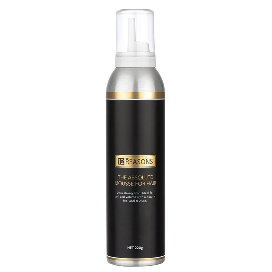 12Reasons The Absolute Mousse helps Create the body and bounce and is ideal hair styling product for enhancing curls and boosting volume.