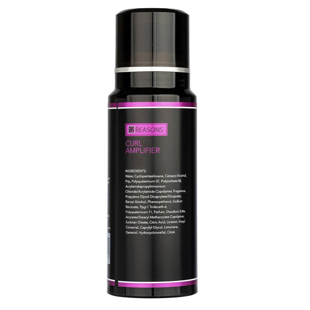 12Reasons The Absolute Curl Amplifier Styling Cream helps to Define and enhance curls with long-lasting hold and control whilst protecting hair curls from Humidity, frizz and flyaways.