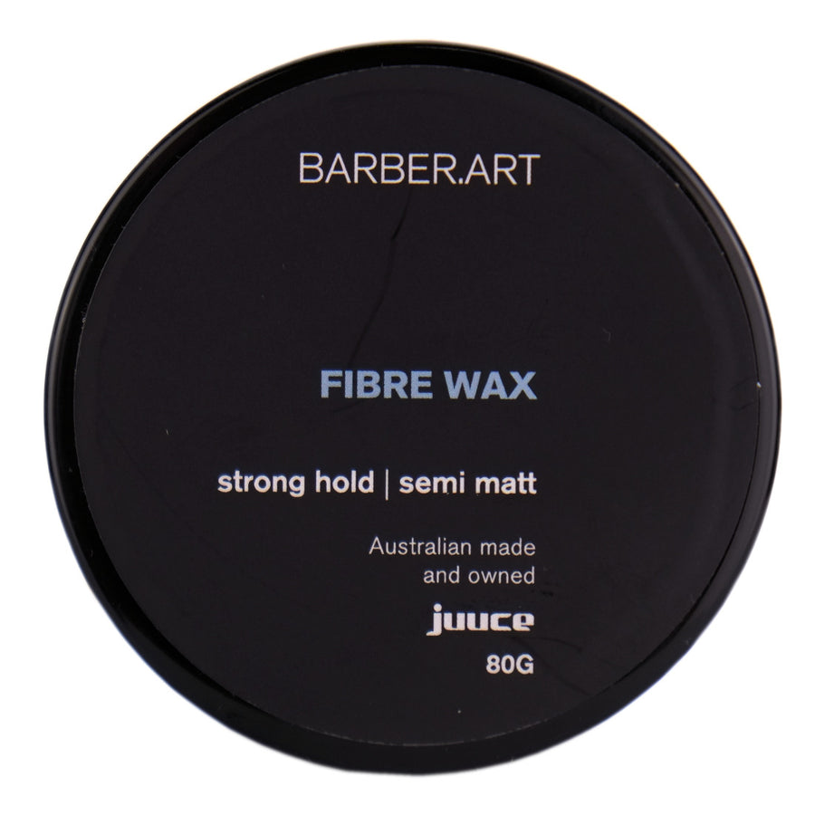 Barber Art Fibre Wax provides a strong hold and tack that will keep your hair in place all day long with a semi matt finish.