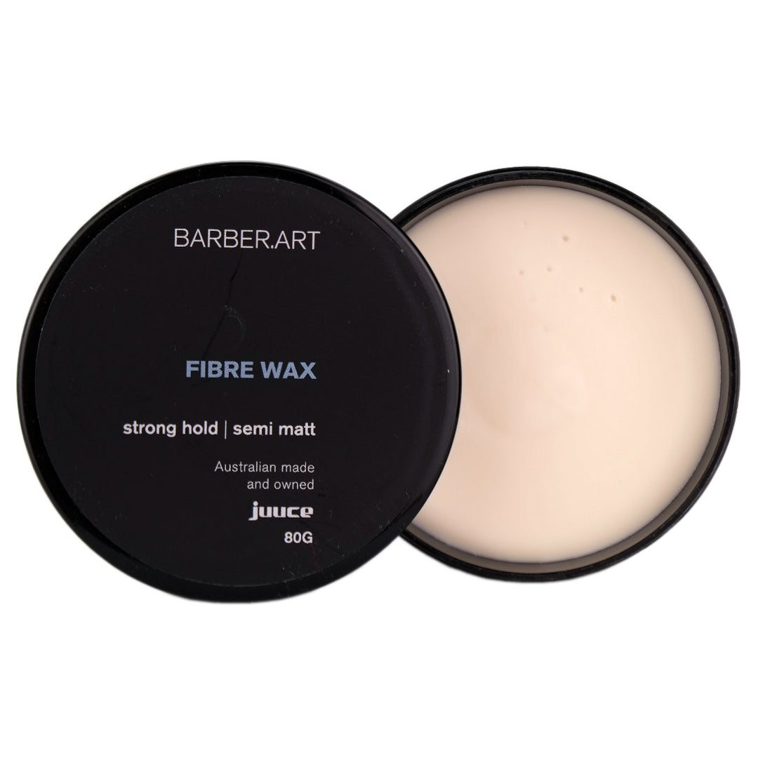 Barber Art Fibre Wax provides a strong hold and tack that will keep your hair in place all day long. A semi matt finish, you can restyle your hair throughout the day with ease.