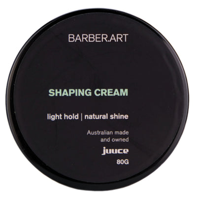 Juuce Barber Art Shaping Cream gives you the control you need to create the look you want, while natural shine ensures your hair still looks good when it's all done. Plus, it washes out easily so you can get back to your day in no time flat.