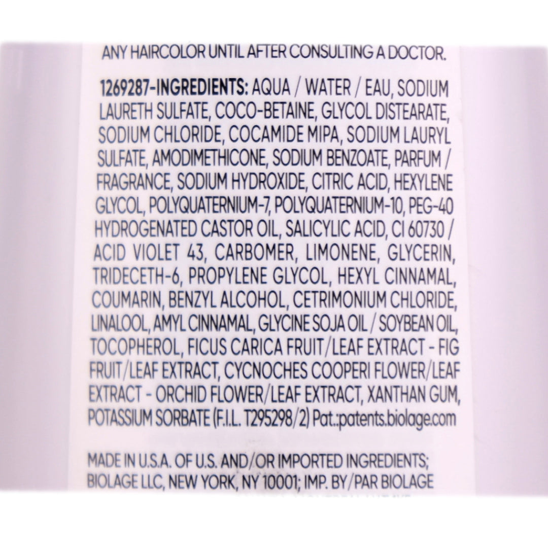 Biolage Color Last Purple Shampoo is infused with violet pigments to enhance your colours dimension by neutralizing warm and brassy tones and add shine.