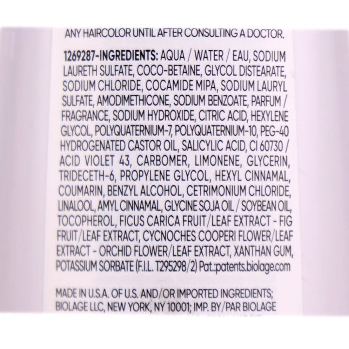 Biolage Color Last Purple Shampoo is infused with violet pigments to enhance your colours dimension by neutralizing warm and brassy tones and add shine.