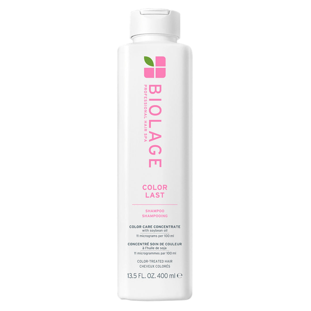 Matrix Biolage Colorlast Shampoo nourishes and protects to help maintain the depth, tone and shine of colour-treated hair.