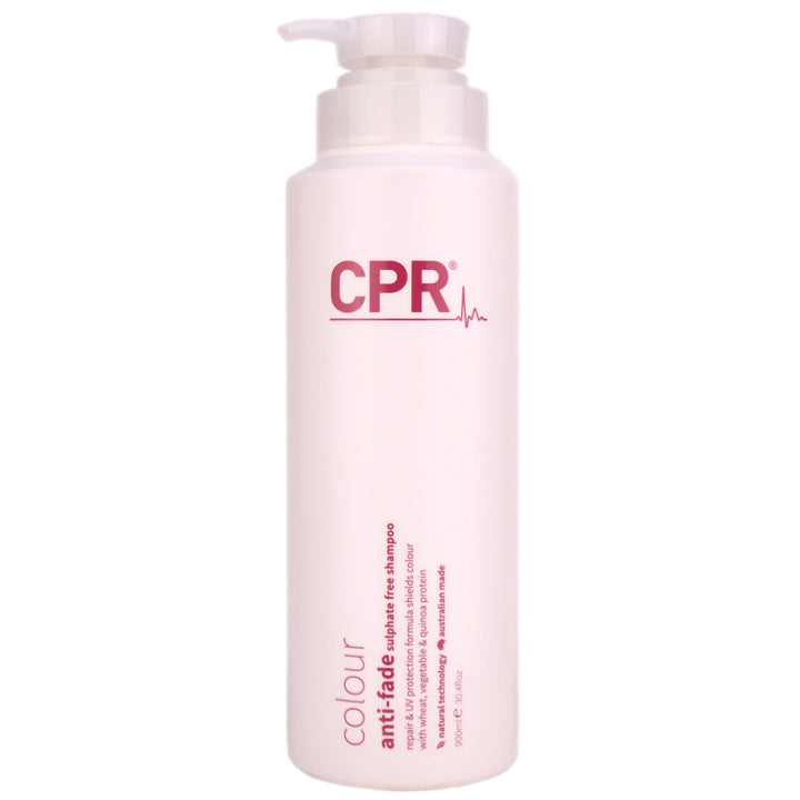 CPR Colour Anti-Fade Shampoo 900ml helps extend the life of your colour with advanced, botanical enriched formula that is sulphate and paraben free.